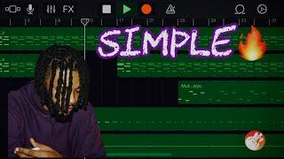 How to make an EASY TRAP beat for BEGINNERS on GarageBand iOS! (2023)