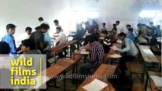 Entire school cheats during exam in India!