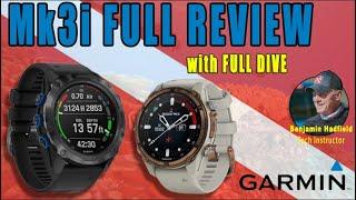 Garmin Descent Mk3i Dive Computer Review FULL DIVE WITH DECO!