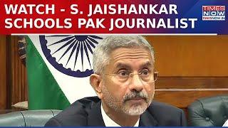 S. Jaishankar Blasts Pak Journalist In Response To Question During Discussion In London | WATCH