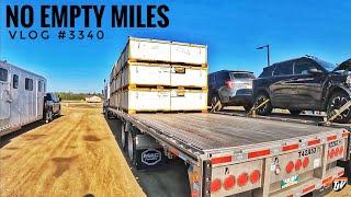 NO EMPTY MILES | My Trucking Life | Vlog 3340