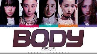 [CORRECT] MEOVV 'BODY' Lyrics (미야오 BODY 가사) [Color Coded Han_Rom_Eng] | ShadowByYoongi