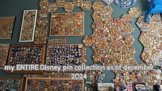 my ENTIRE Disney pin collection | muppets, stitch, figment, and more! | December 2024