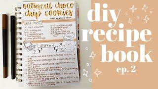 my diy recipe book! ‍ ep. 2 w/ calm piano music