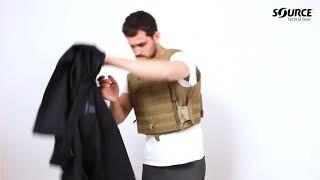 SOURCE Scalable Tactical Vest (STV) Concealed Vest Setup