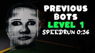 Roblox Previous Bots Level 1 Speedrun 0:36