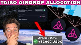 TAIKO Airdrop ALLOCATION - COMPLETE GUIDE