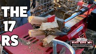 Wolfe Ridge 17 RS Log Splitter Walk Around and Demonstration