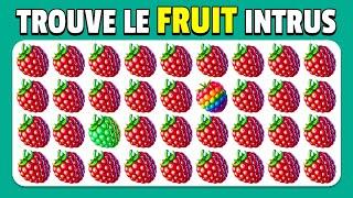 100 casse-têtes pour les GÉNIES | Trouve l'intrus - Édition Fruits 