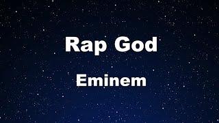 Karaoke Rap God - Eminem 【No Guide Melody】 Instrumental