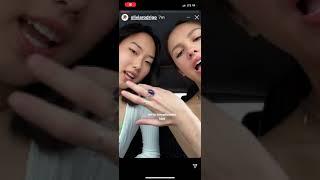 Olivia Rodrigo singing in the car with Madison Hu