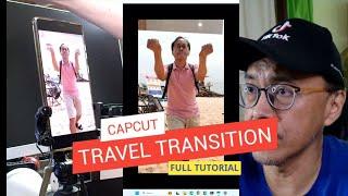 Capcut Travel Transition Full Tutorial - Video Editing How-to