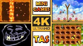 Minigame TAS Compilation 4K | NSMB DS