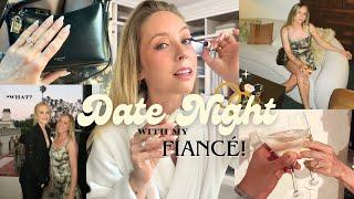 GRWM for date night with my FIANCÉ! | Engagement Nails + Meeting Nicole Kidman!