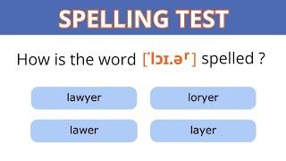 Spelling Test -  Can you pass these 15 tricky questions? – English Grammar Test