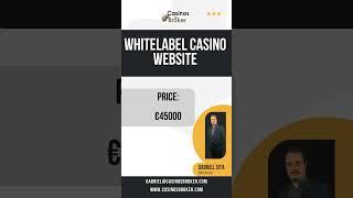 Whitelabel Casino Website - Price €45,000  #igaming #casino #whitelabel #whitelabelbusiness  #sale