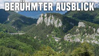 Semmering in Niederösterreich: Wanderung zum berühmten "20 Schilling Blick"