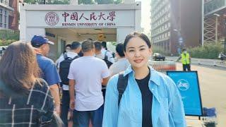 在中国人民大学上课啥体验？毕业后再次踏上求学之路 姑娘超激动