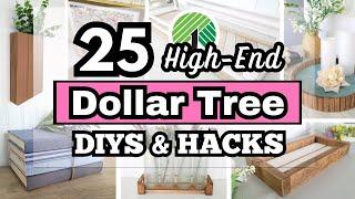 25 HIGH-END Dollar Tree DIYS That Will WOW You | Budget Friendly DIYS