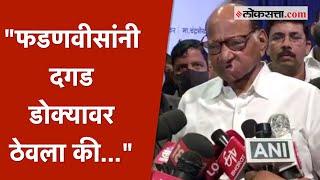 देवेंद्र फडणवीसांना शरद पवारांचा खोचक टोला | Sharad Pawar | Devendra Fadanvis