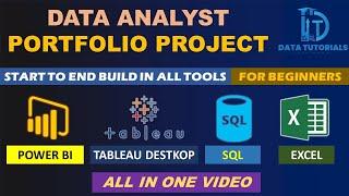 Data Analyst Portfolio Project | Complete Project | Start to End | #powerbi #sql #tableau #excel