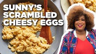 Sunny Anderson's Perfect Scrambled Cheesy Eggs | Cooking For Real | Food Network