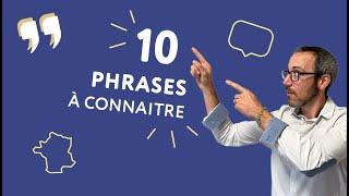 10 phrases à connaître pour parler comme un Français