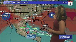 Dangerous heat remains in place as Hurricane Beryl gains attention