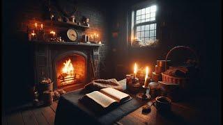 Cozy Fireplace Bible Reading | Soothing Audio Scripture for Relaxation & Inspiration (NO MUSIC)