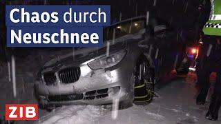 Schnee in Vorarlberg löst Unfälle aus | Aktuell nach eins vom 22.11.2024