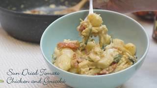 Sun Dried Tomato Chicken and Gnocchi Recipe - Fancy Done Fast