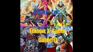 How to: Edison X saber guide