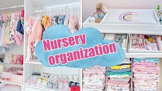 HOW I ORGANIZE BABY CLOTHES AND ACCESSORIES: Closet + dresser and changing table