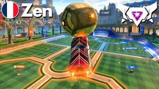 ZEN has RIDICULOUS CONTROL in Rocket League... (SSL 2v2)