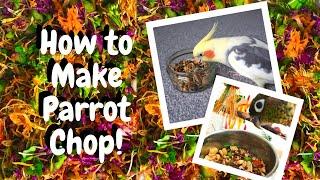 How To Make Parrot Chop!  | Bird Nutrition | BirdNerdSophie