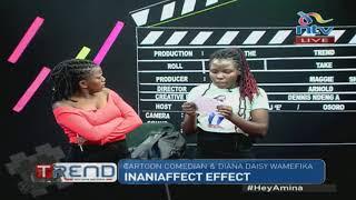 Inaniaffect duo Cartoon and Diana perform on #theTrend