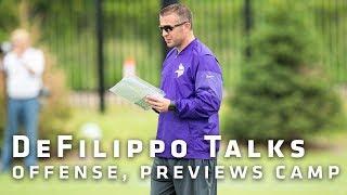 John DeFilippo Details Offense's Progress, Looks Ahead To Training Camp  | Minnesota Vikings