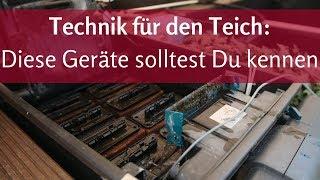 Technik für den Teich: Das sind Pumpe, Filter, UV-Lampe und Co.