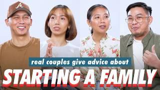 Real Couples Give Advice on Starting a Family | Filipino | Rec•Create