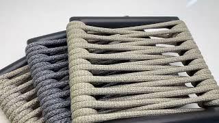 Round rops Strong Durable furniture ropes. #outdoorfurniture #furnituredesign #ropefurniture