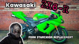 Revamp Your Ride: Kawasaki Ninja ZX6R Fork Overhaul
