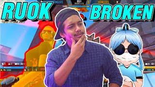 Ruok FF vs Broken Gaming 1 vs 1 Clash Squad Reaction - BBF