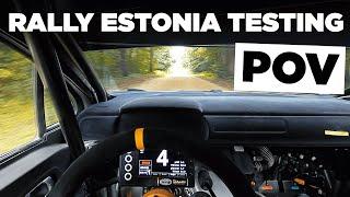 WRC Rally Estonia 2020 Testing POV