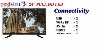 Technical information of nextview 24 inch FULL HD LED TV ( 1080P )