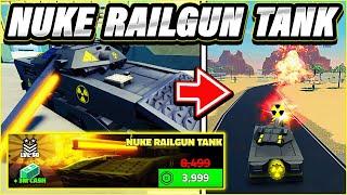 OP NUKE RAILGUN TANK In Military Tycoon!