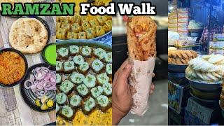 Ramzan Food Walk | Eid special | Chicken Changezi, Malai Tikka, Shahi Tukda & more | Prayagraj Food