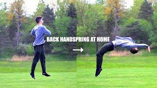 Learn Back Handspring Fast by Turning a 360 into a Backwards Flip with Hands