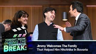 Jimmy Welcomes the Family That Helped Him When He Got Lost and Tried to Hitchhike in Bavaria