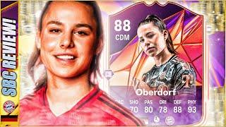 88 RATED TRACK STARS LENA OBERDORF SBC REVIEW IN EAFC25!!