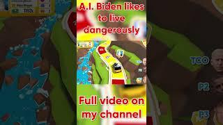 A.I. Biden likes to live dangerously (The Game of Life)